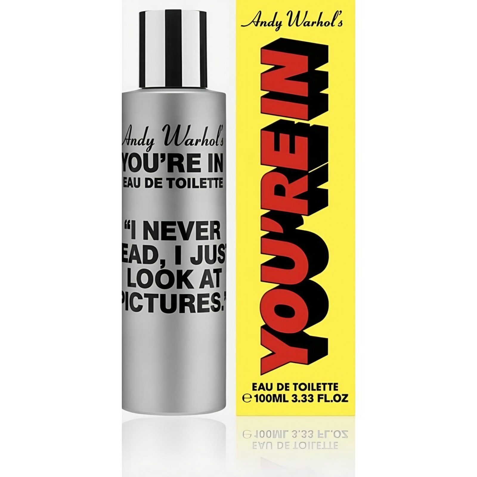 COMME DES GARCONS ANDY WARHOL S YOU RE IN I NEVER READ, I JUST LOOK AT THE PICTURES туалетная вода унисекс 100 мл