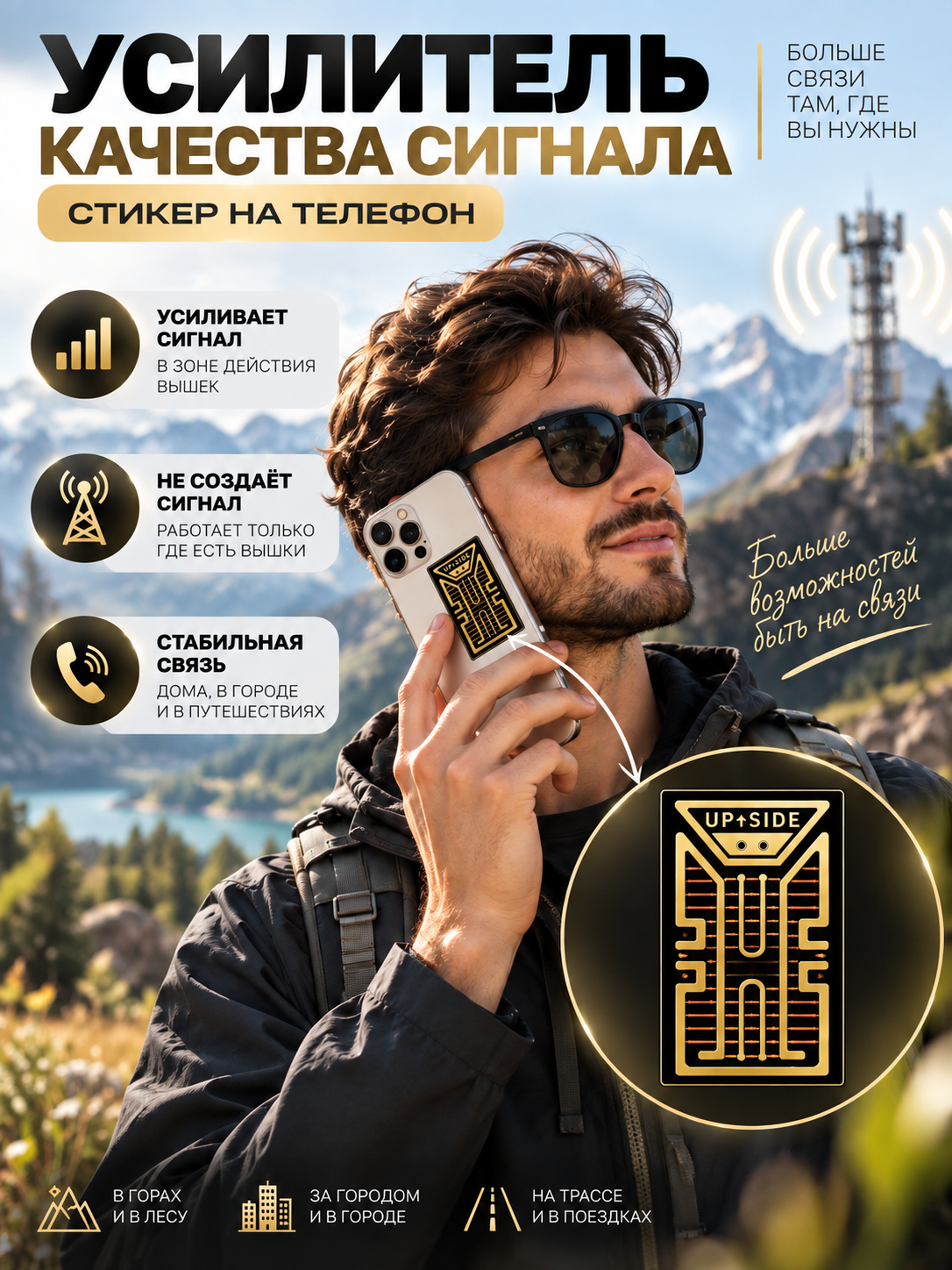 Усилитель мобильного и интернет сигнала X PLUS SP3