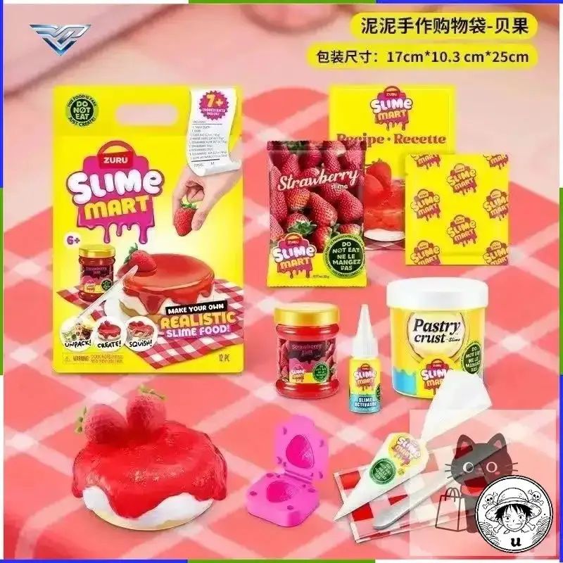 Качественный набор для творчества Zuru Beiguo Slime в маленькой корзинке, предназначенный для детей