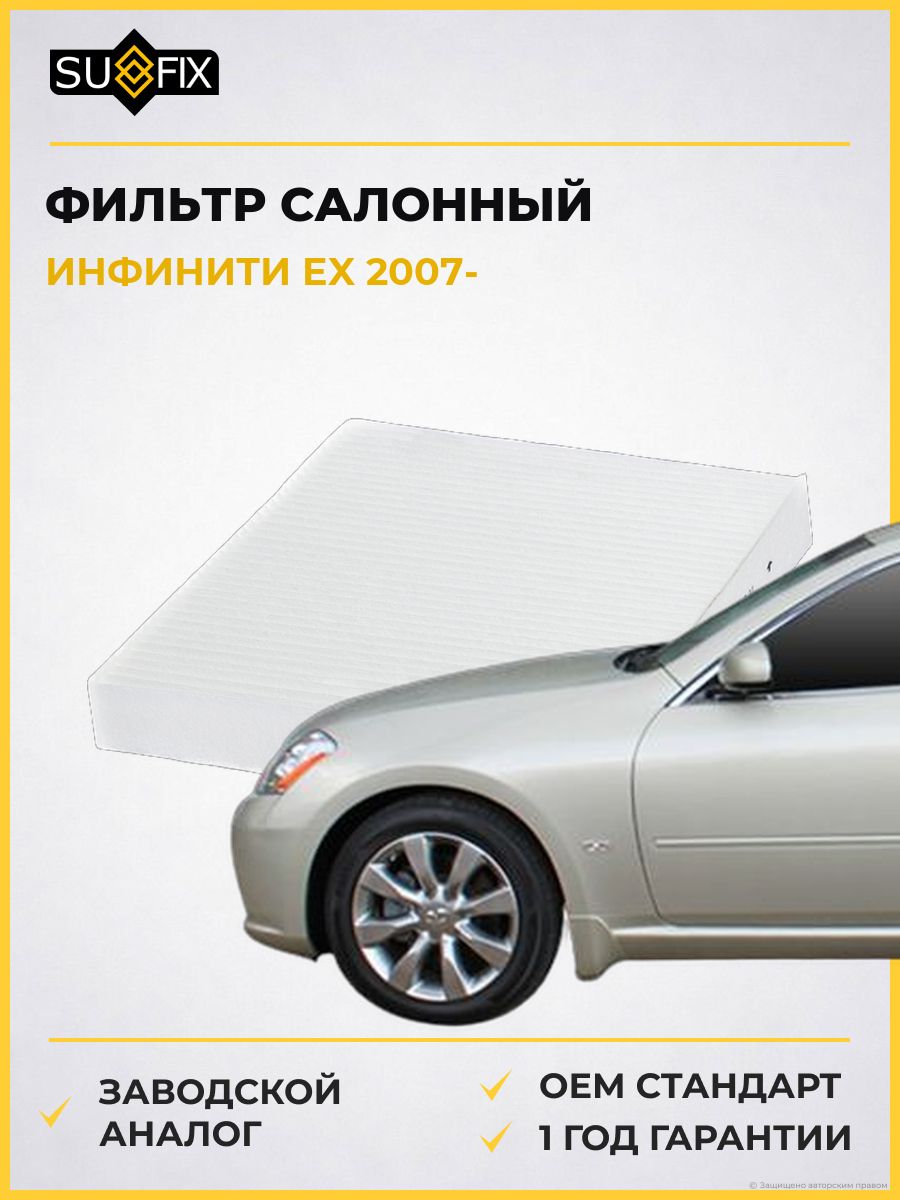 Фильтр салонный SUFIX SS1204 Инфинити Ex Infiniti Ex 2007