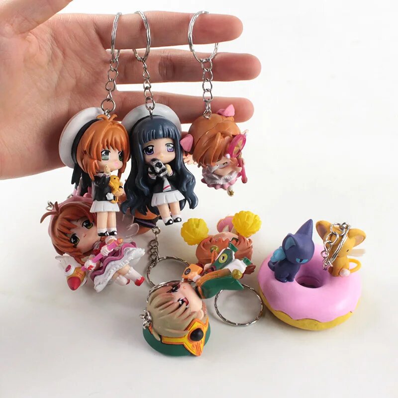 Фигурки Captor Sakura ПВХ 8 шт. 8pcs keychain