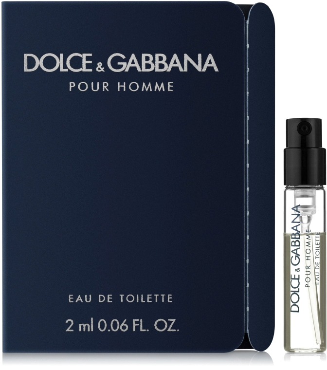Туалетная вода Dolce and Gabbana Pour Homme мужская 2 мл миниатюра - D&G Пур Хом пробник