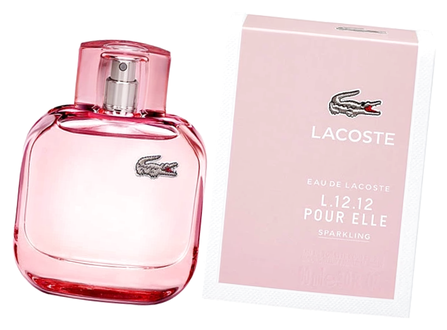 Туалетная вода для женщин Лакоста розовые 90 мл / Lacoste L 12.12 Sparkling