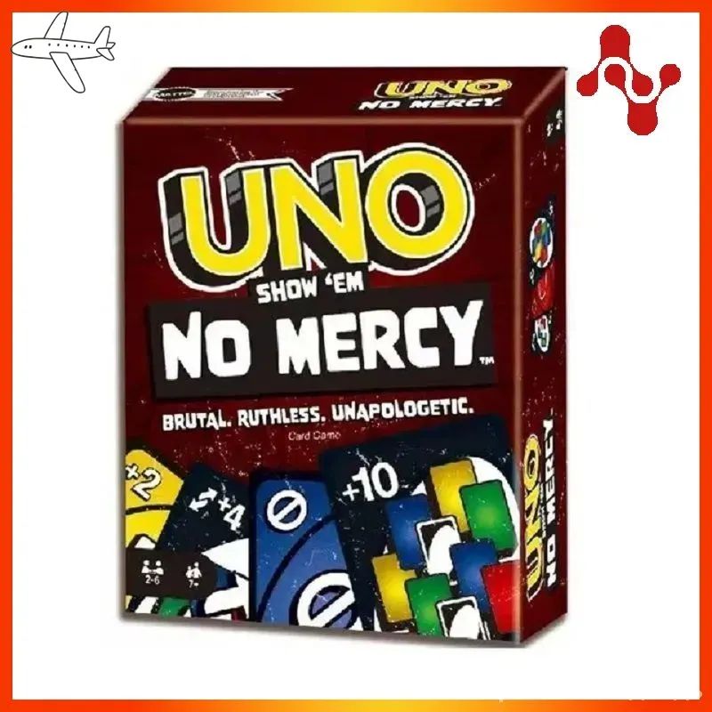 Карточная настольная игра UNO Show em No Mercy День рождения Вечеринное развлечение