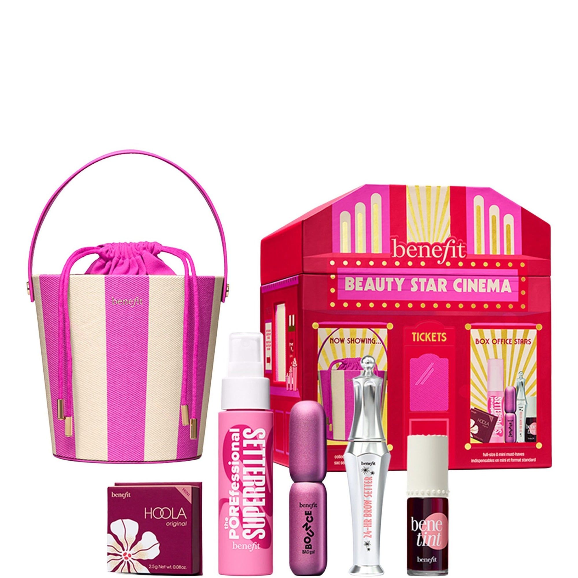 Набор для макияжа Benefit Beauty Star Cinema 5 в 1 с эксклюзивной косметичкой