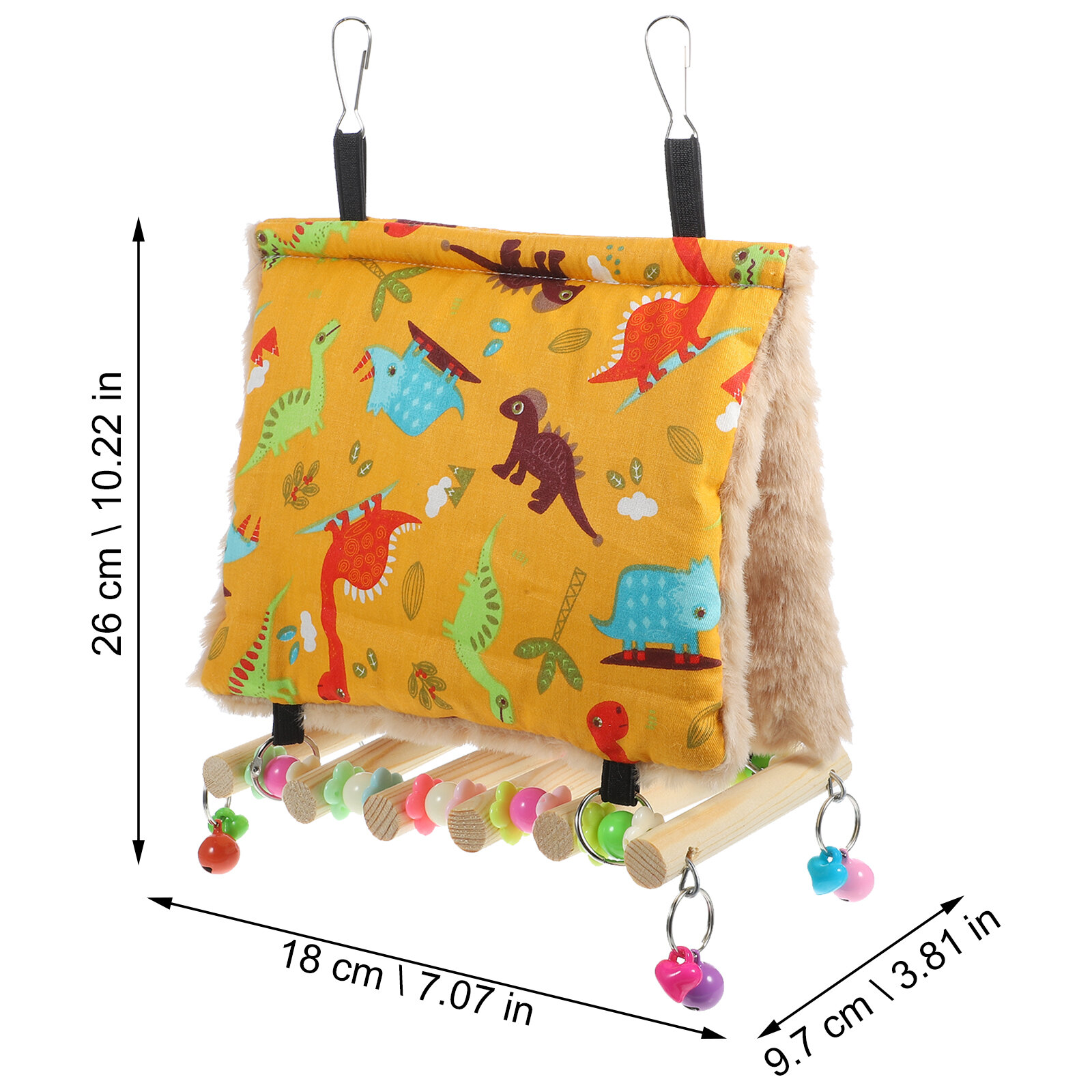 Теплая Кровать Для Птиц Вид Hammock Домик Для Сна В Клетке 26.00X18.00X9.70Cm