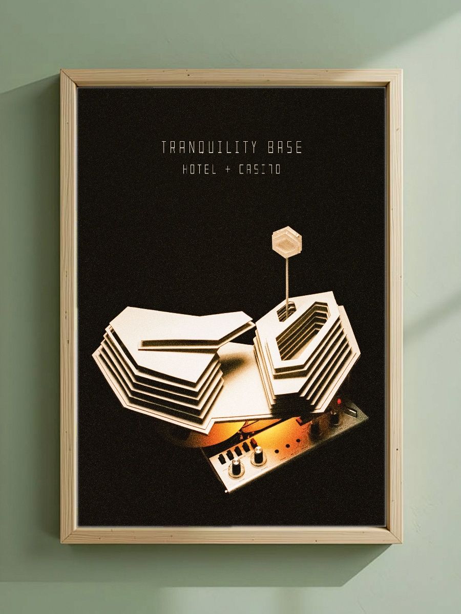 Постер, плакат на стену "Tranquility Base Hotel & Casino / Arctic Monkeys Рок-Группа" 42 см х 29,7 см (А3), Без Рамы