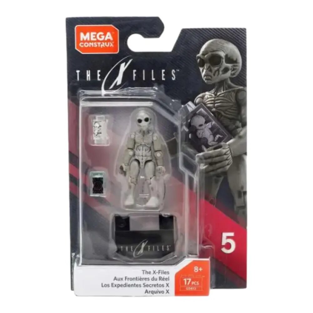 Mega Фигурка Пришелец The X-Files, конструктор, 17 деталей