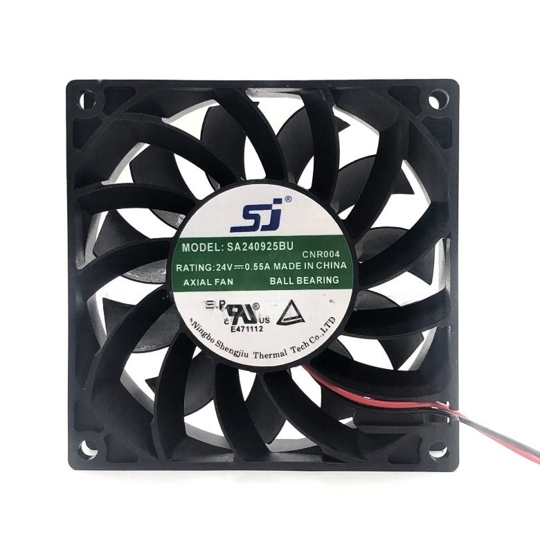 SJ SA240925BU 24V 0.55A 9025 9 см 2-проводной вентилятор охлаждения -