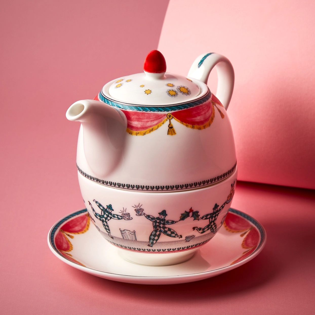 Fortnum&Mason Чайник заварочный Theatre of Christmas Tea for One