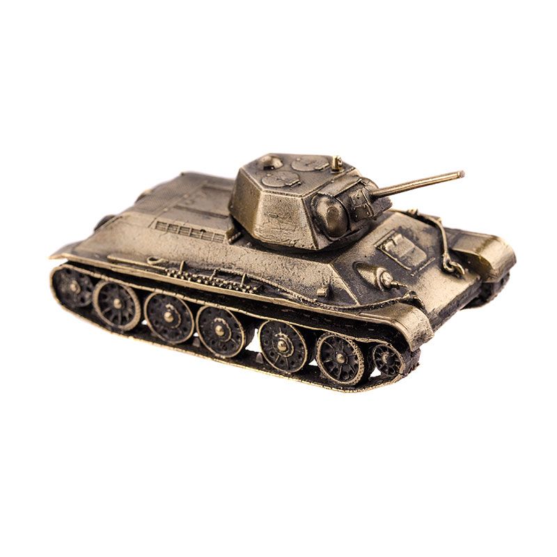 Модель танка Т-34/76 образца 1943 г(1:72) (ВхШхД 4см./5см./9см.)