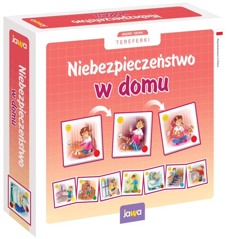 Настольная игра Jawa Опасность в доме, развивающая игра для детей