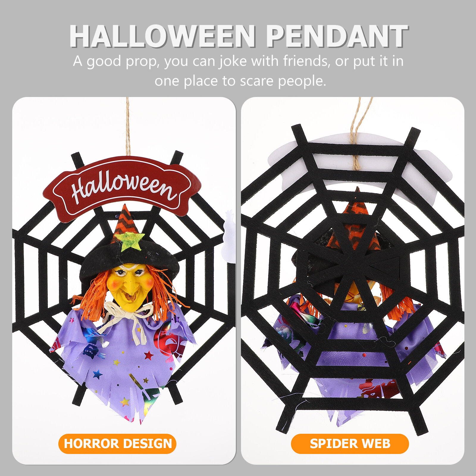 Паутина для Halloween Декорации Творческое Использование Креативный Аксессуар для Шуток с Друзьями или Ужаса 26X26CM
