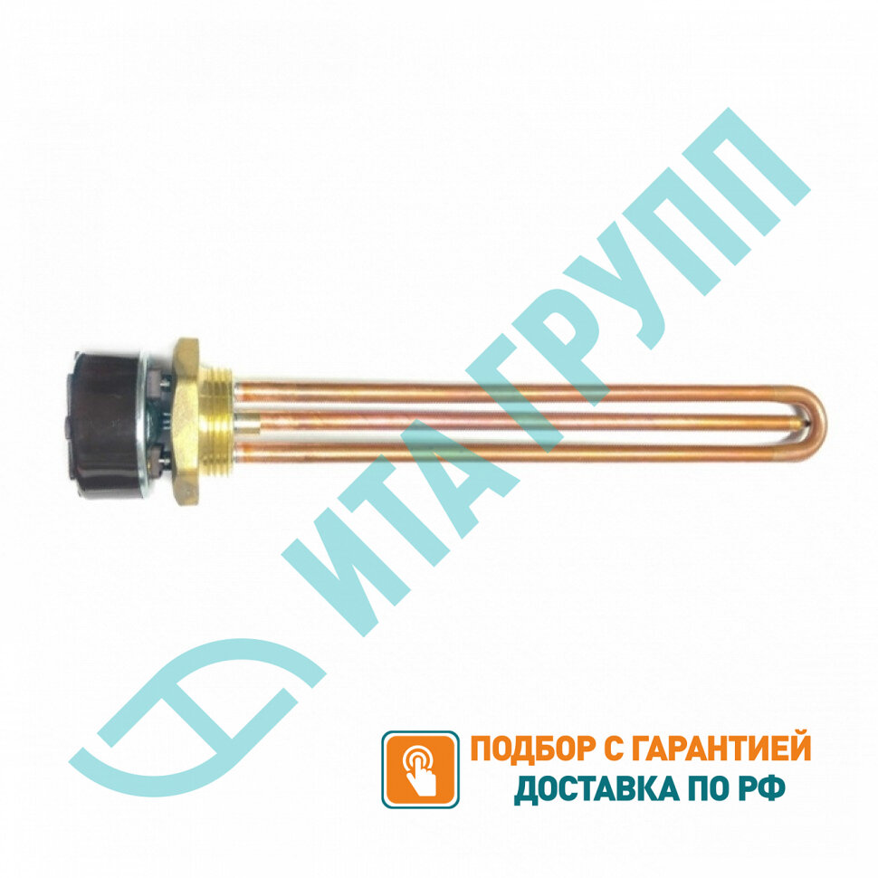 Комплект ТЭН с терморегулятором 3кВт (3000Вт) RDT для нагрева воды, Ariston, C50304