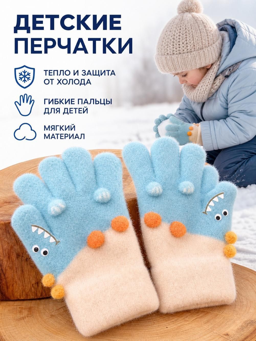 Варежки для девочек