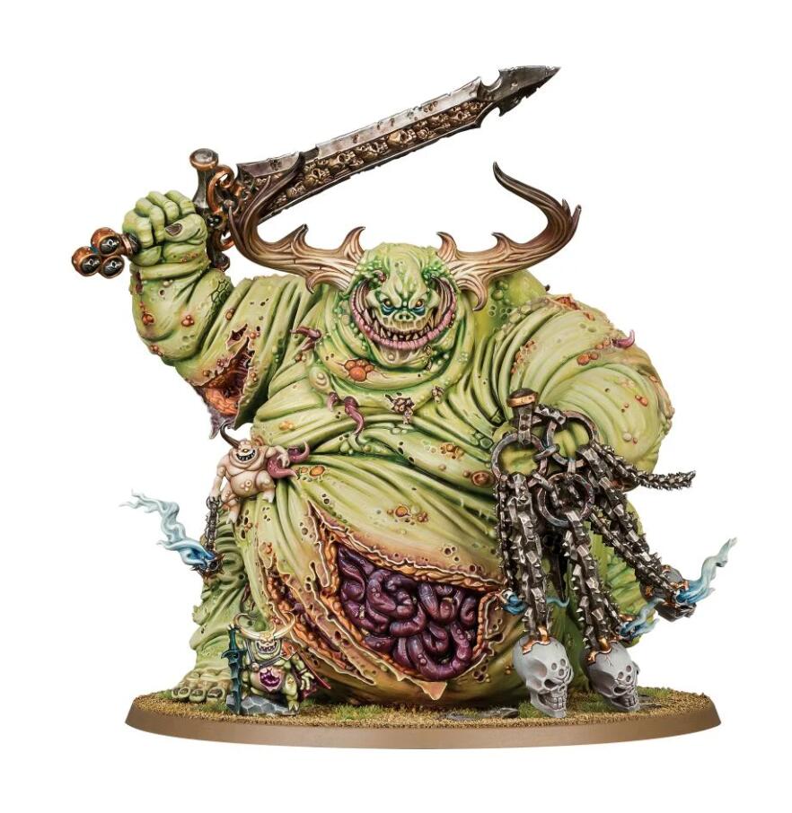 Смола вархаммер 40000 миниатюра Warhammer AOS Great Unclean One миниатюры днд Фигурка для настольной игры