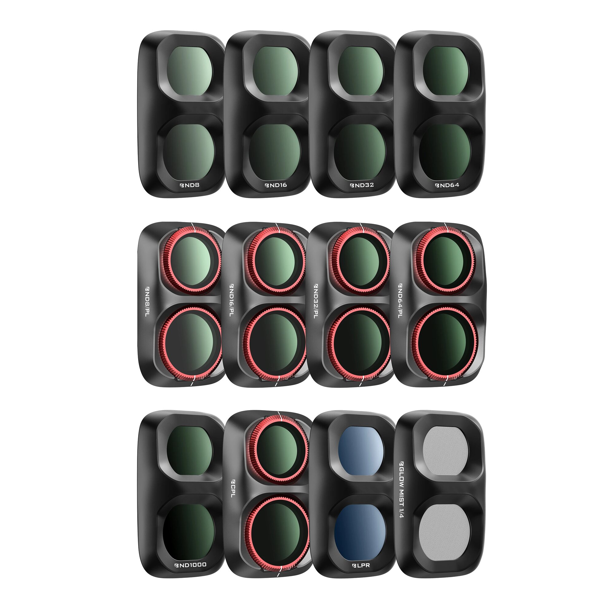 Набор фильтров Freewell DJI Osmo Xtra 12 Pcs Black Filter