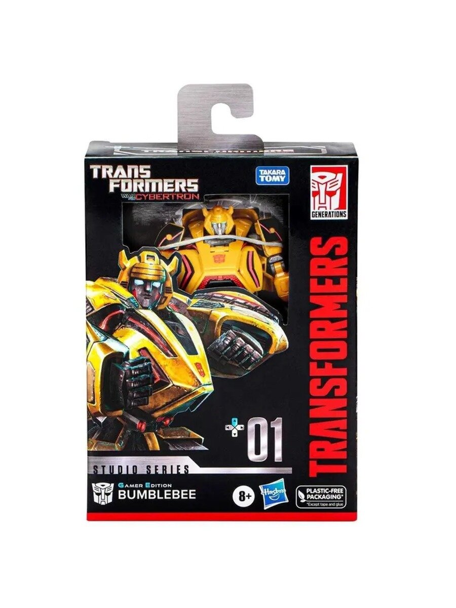 Игрушечный трансформер Bumblebee Studio Series Gamer Edition, желтый робот, 12 см