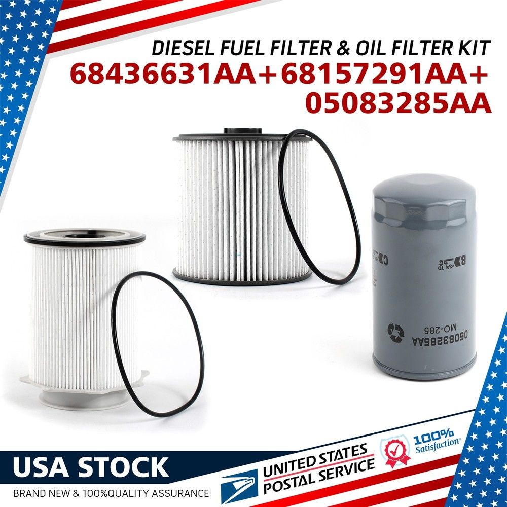 Подходит для Dodge Ram 2500 3500 4500 5500 6.7L Cummins Diesel комплект топливных и масляных фильтров