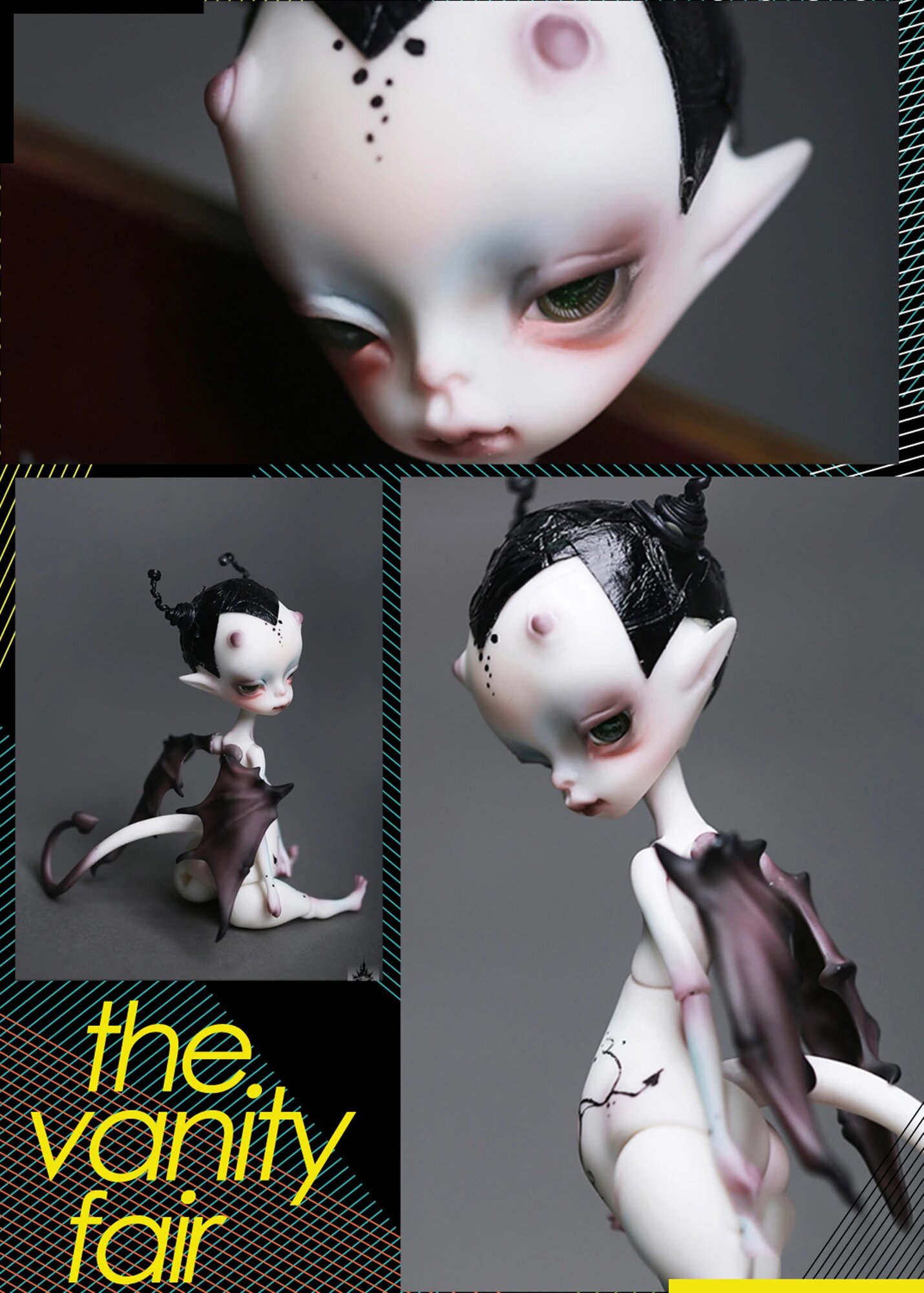 Шарнирная кукла BJD SD Андрея 1/8, Green skin