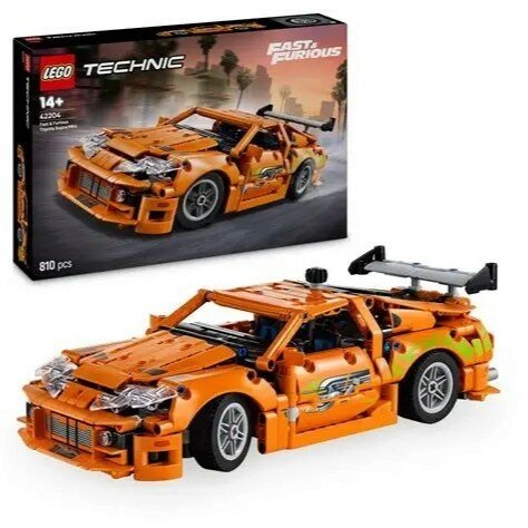 Конструктор LEGO Technic Форсаж: Toyota Supra MK4 42204, 810 деталей