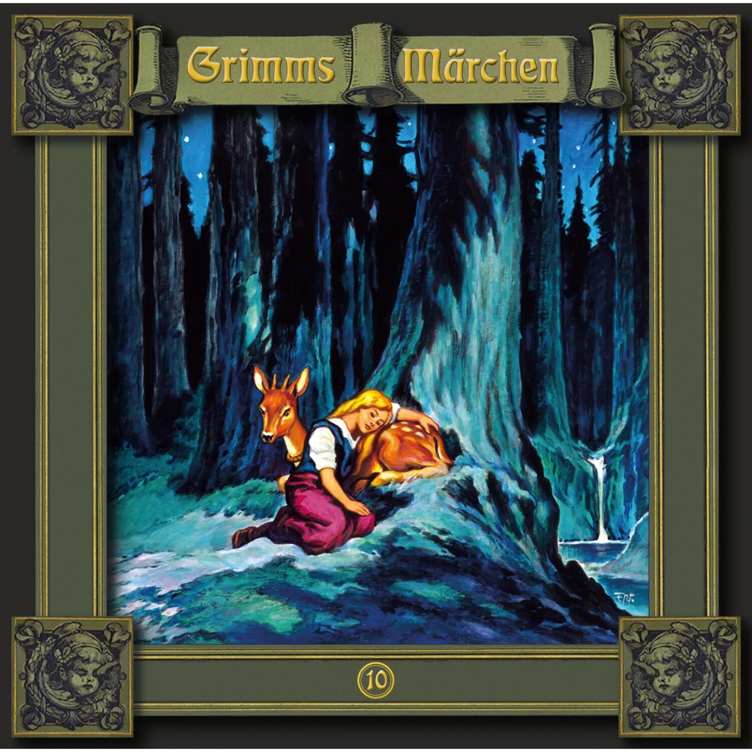 Grimms Märchen, Folge 10: Brüderchen und Schwesterchen / Der Hase und der Igel / Der Teufel und seine Großmutter [Аудиокнига]