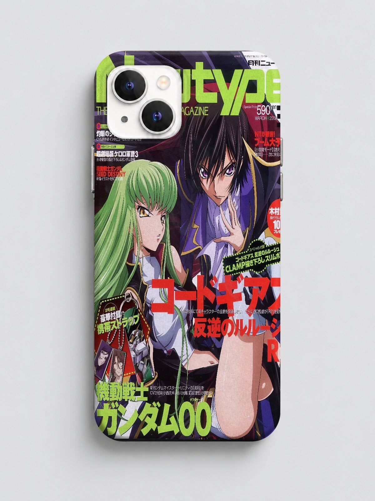 Силиконовый чехол на iPhone 15 Code Geass Lelouch