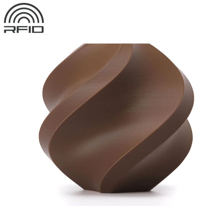 Пластик PLA Lite (без катушки) Bambu lab 1.75 мм 1кг, какао (Cocoa Brown) - 16800