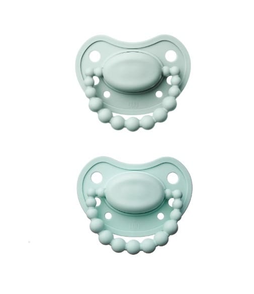 Пустышка LUU Kids набор, 2 шт, 0-3 месяца, frozen sage + vivid mint