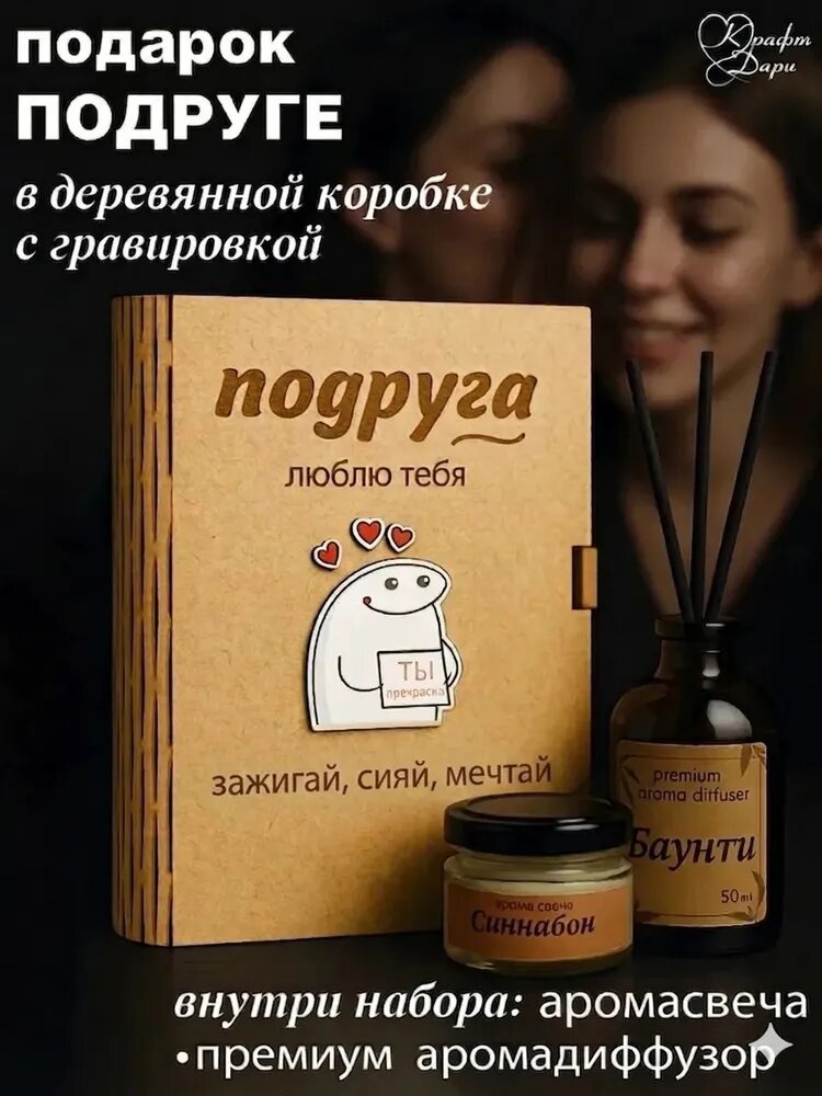 Подарок подруге подарочный набор на день рождения