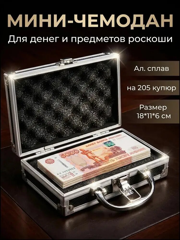Мини чемодан для денег подарочный конверт на свадьбу день рождения