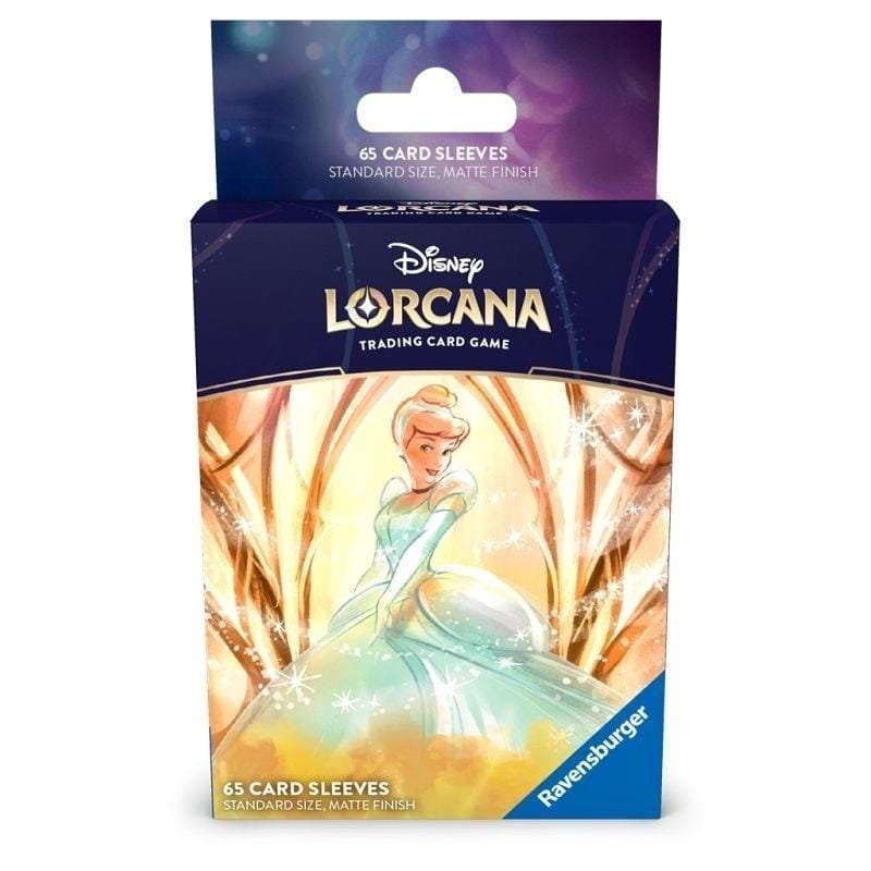 Протекторы для карт Disney Lorcana Archazia's Island Золушка, 88,5 x 63,5 мм, 65 шт