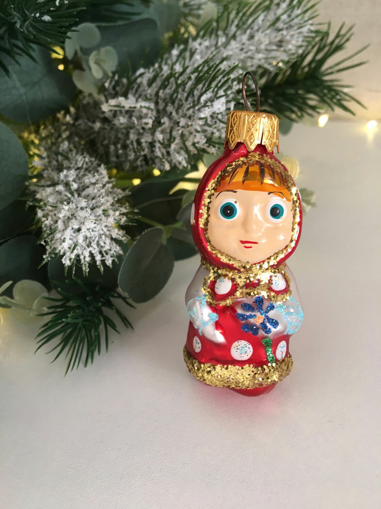 Елочная игрушка Маша