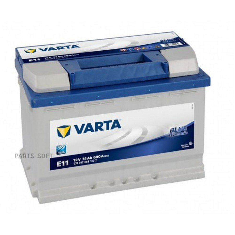 Аккумулятор VARTA SLI / Blue Dynamic 74Ah/680 прав.+ /278x175x190/ от официального дистрибьютора, VARTA, артикул 5740120683132