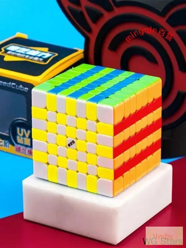 Кубик рубика 7x7 магнитный / QiYi MoFangGe Warrior M UV Устойчивый