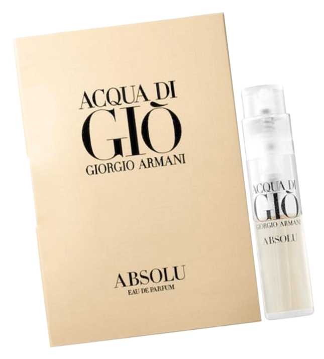Giorgio Armani Acqua Di Gio Absolu - миниатюра парфюмерной воды для мужчин 1.2 мл
