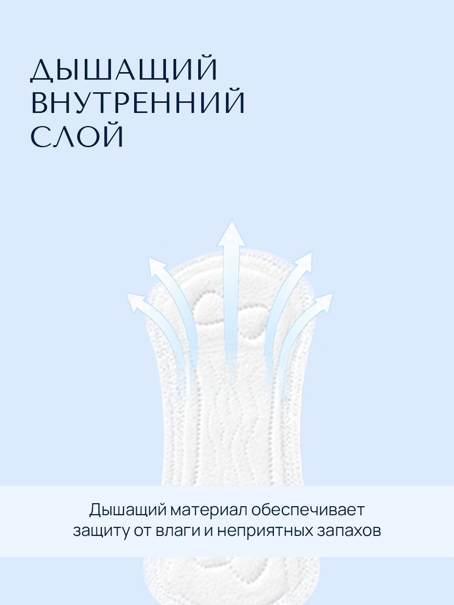 Прокладки ежедневные женские Koji Kea, 160 мм, 60 шт. (2 уп. по 30 шт.) — фото 1