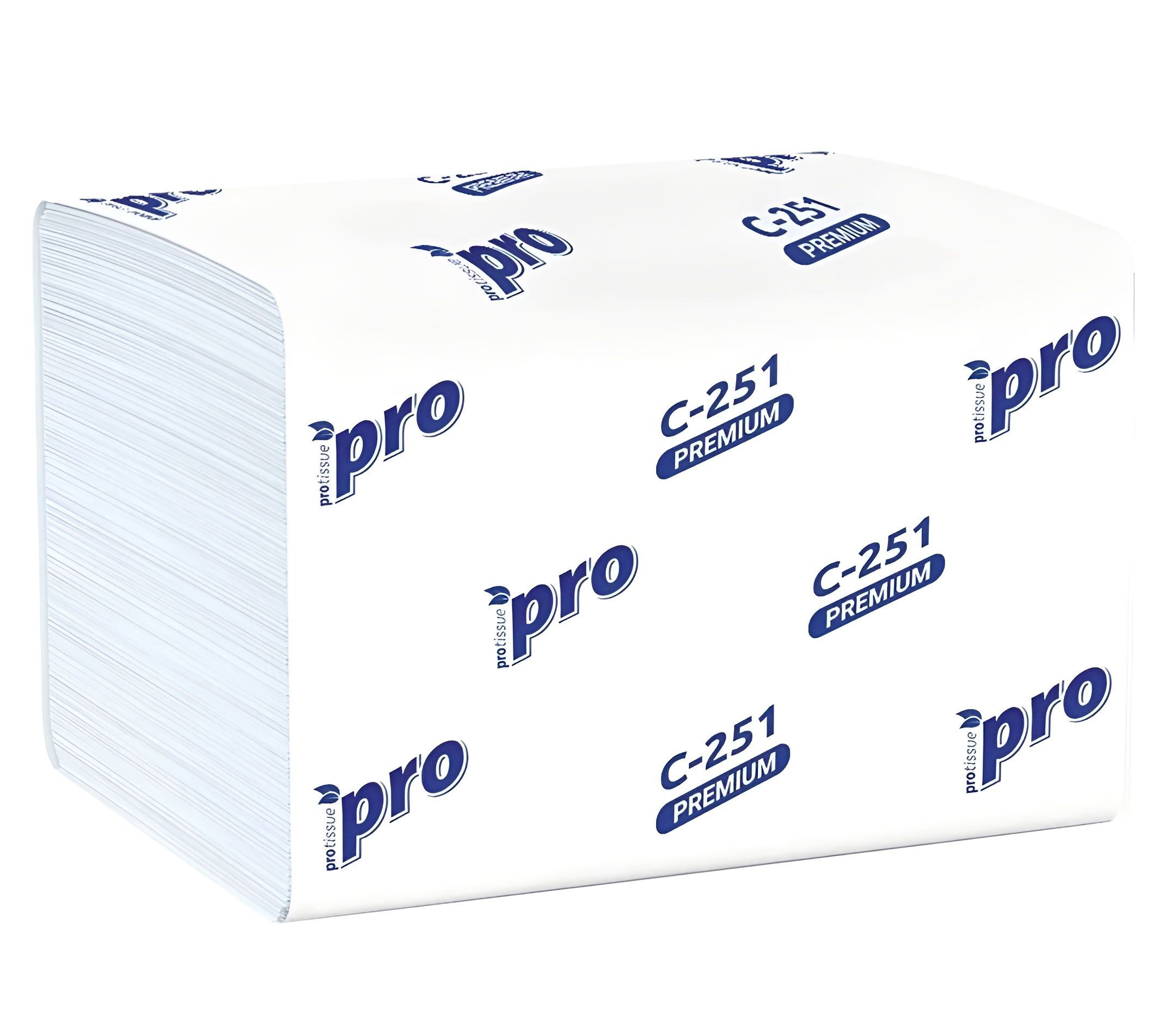 Салфетки диспенсерные PROtissue С-251, 2-сл, V-сл, 200 л, 1 пачка