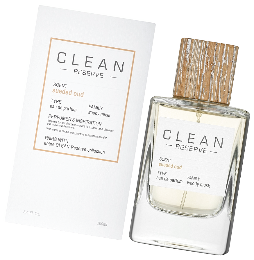Парфюм мужской Clean Sueded Oud 100 мл / Клин Суэдед Уд парфюмерная вода Замшевый Уд