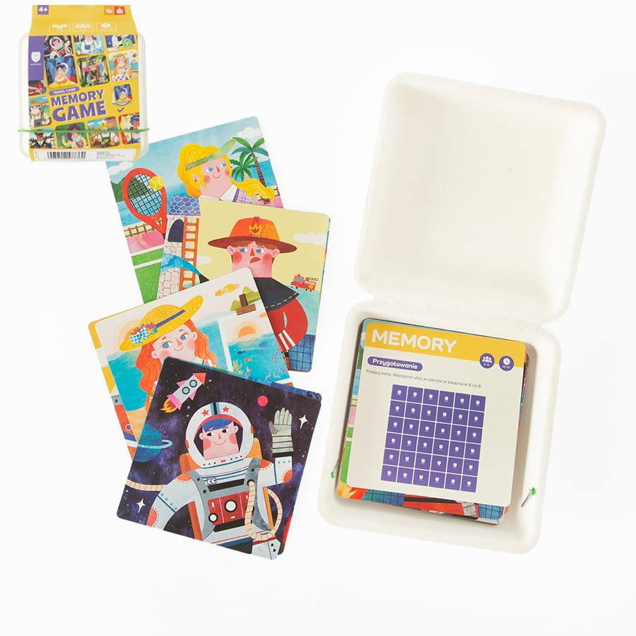 Настольная игра Smiki Мудрая сова Memory, карманная игра на память, 36 карт