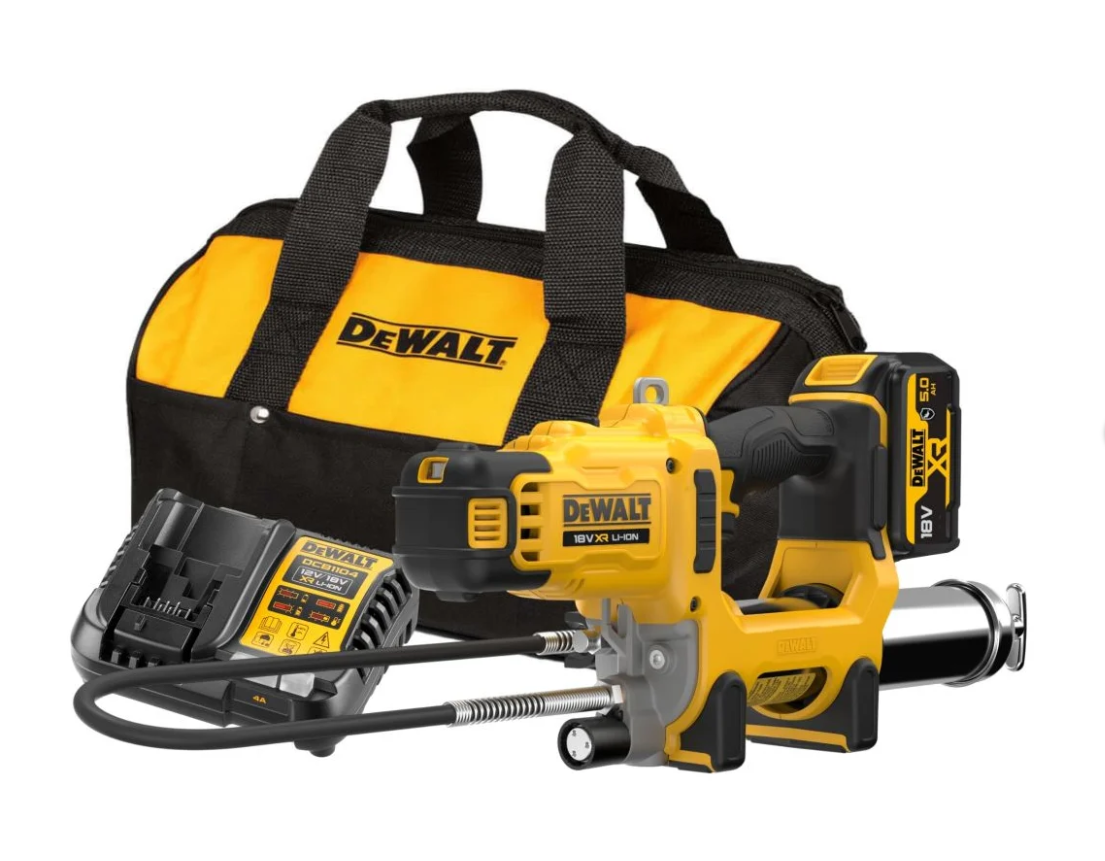 Смазочный пистолет DeWalt DCGG581P1G-QW