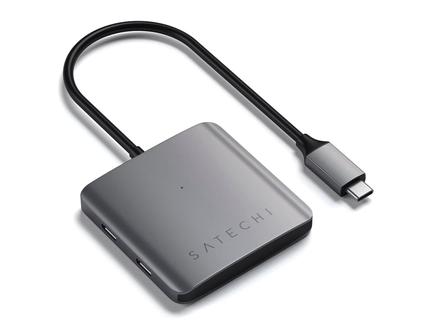 USB-хаб Satechi 4-PORT USB-C HUB (4xUSB Type-C), Серый ST-UC4PHM