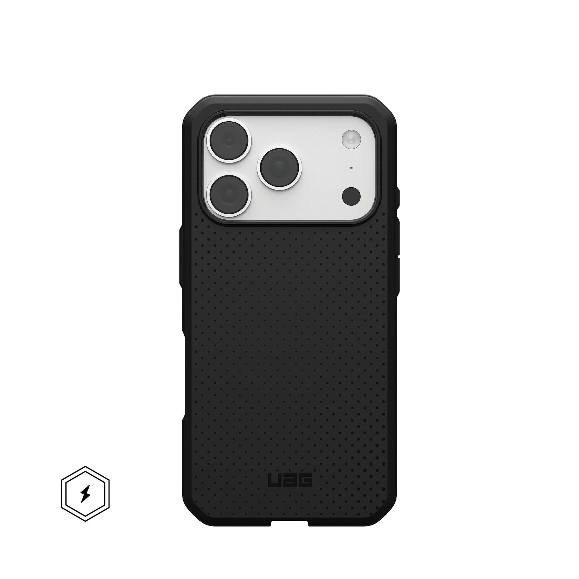 Чехол UAG Dot 2026 для iPhone 18 Pro / 17 Pro, чёрный (Black) 114587114040, для 18 Про / 17 Про