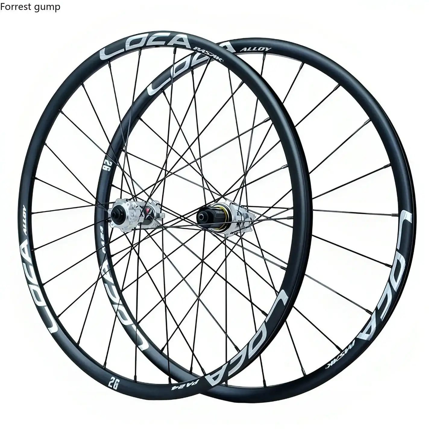 Алюминиевые колеса PASAK HB09 27.5" прямые спицы 360T 6-болт быстросъем (QR 100/135) под HG/MS/XD 7-12 скоростей, титановые втулки серебряные наклейки