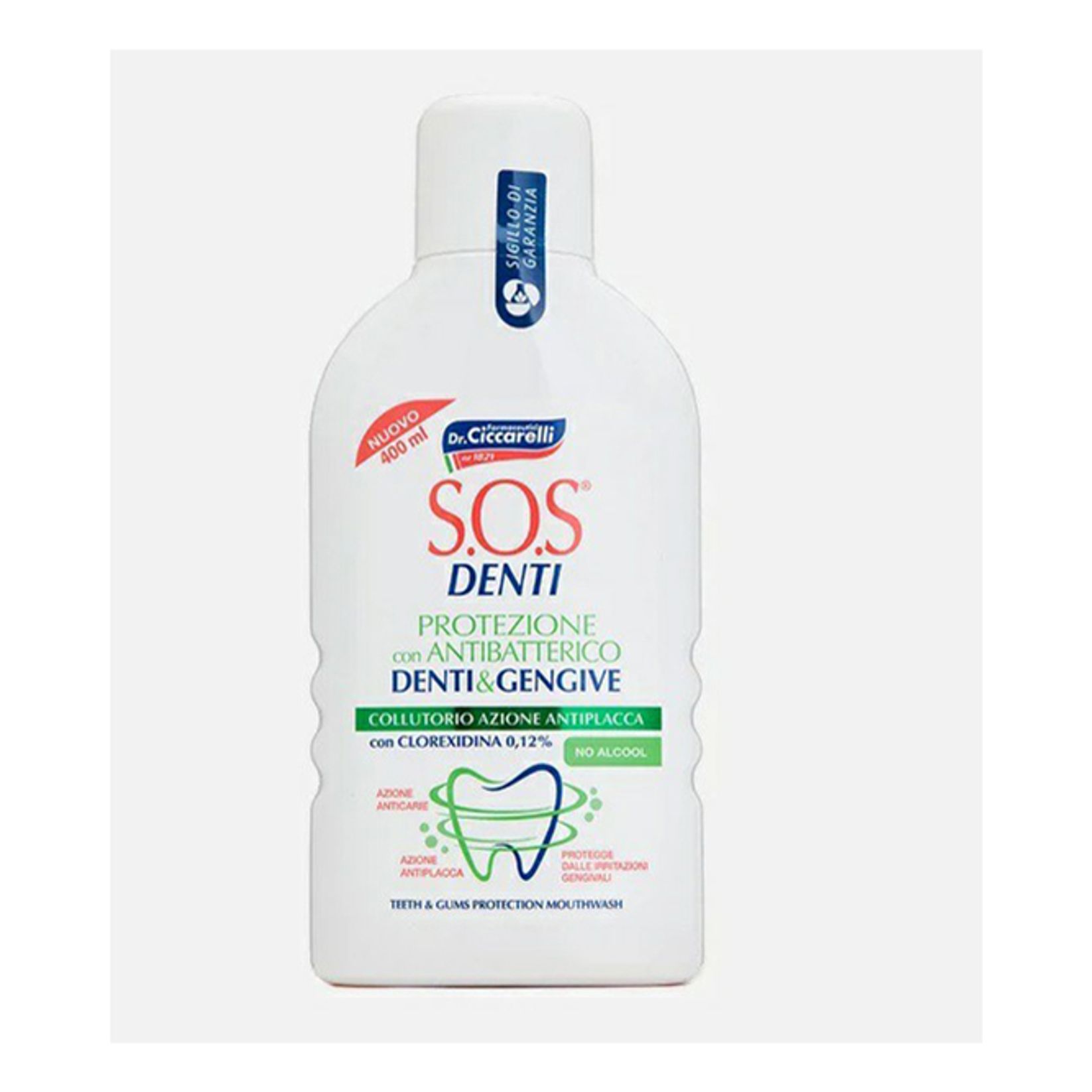 Ополаскиватель для полости рта S.O.S Denti антибактериальный 400 мл