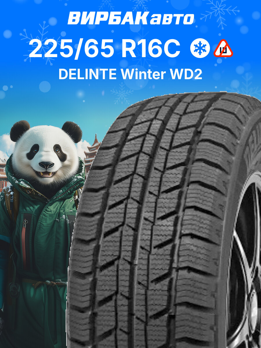Зимние шины DELINTE Winter WD2 225/65R16C 112/110T, зимняя автомобильная резина