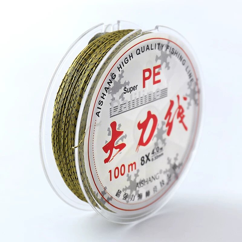 Dyneema рыболовная леска 100м 4-наклонная с пятнами для пресноводной рыбалки