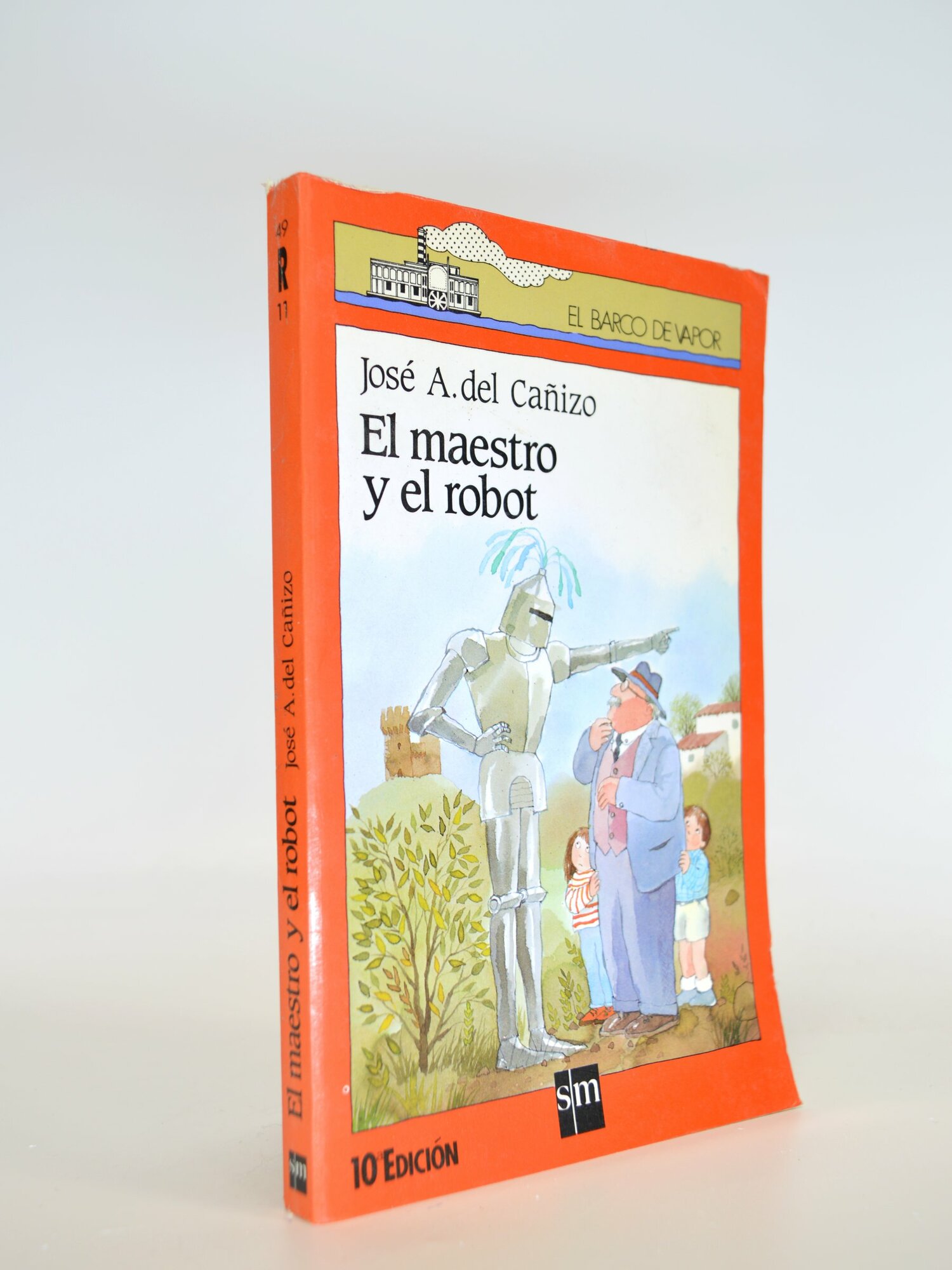 El maestro y el robot. 10 Edición. José A. Del Cañizo. Букинистическая книга в отличном состоянии.