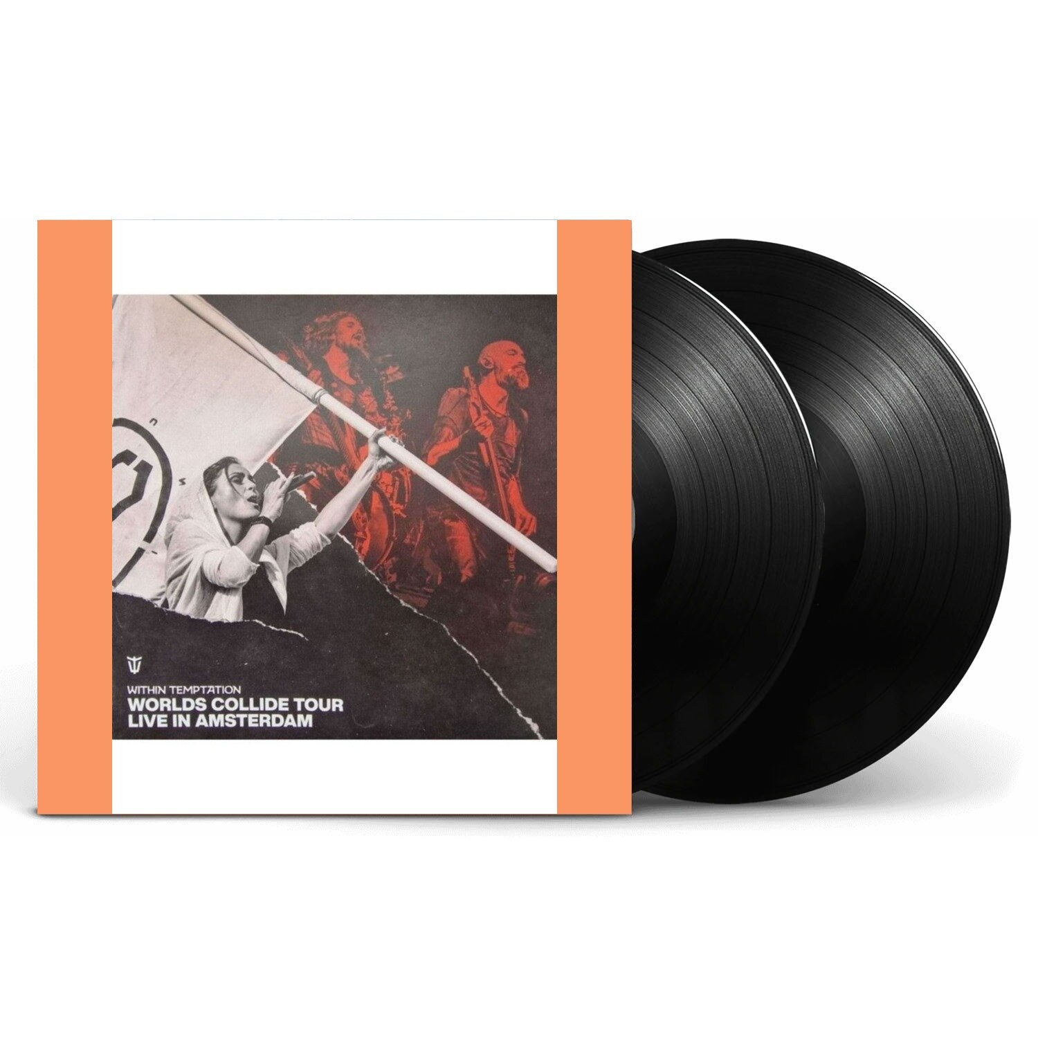 Виниловая пластинка Within Temptation - Worlds Collide Tour - Live In Amsterdam 2 x Vinyl, LP, Album, Limited Edition, White Marbled, Ori*inal,