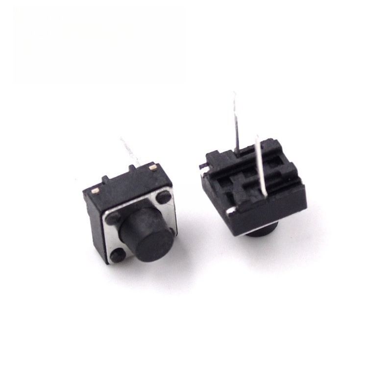 20шт тактильный переключатель 2Pin DIP мгновенный такт 6x6x7mm 6 * 6 * 7mm средний Pin 2 Pin